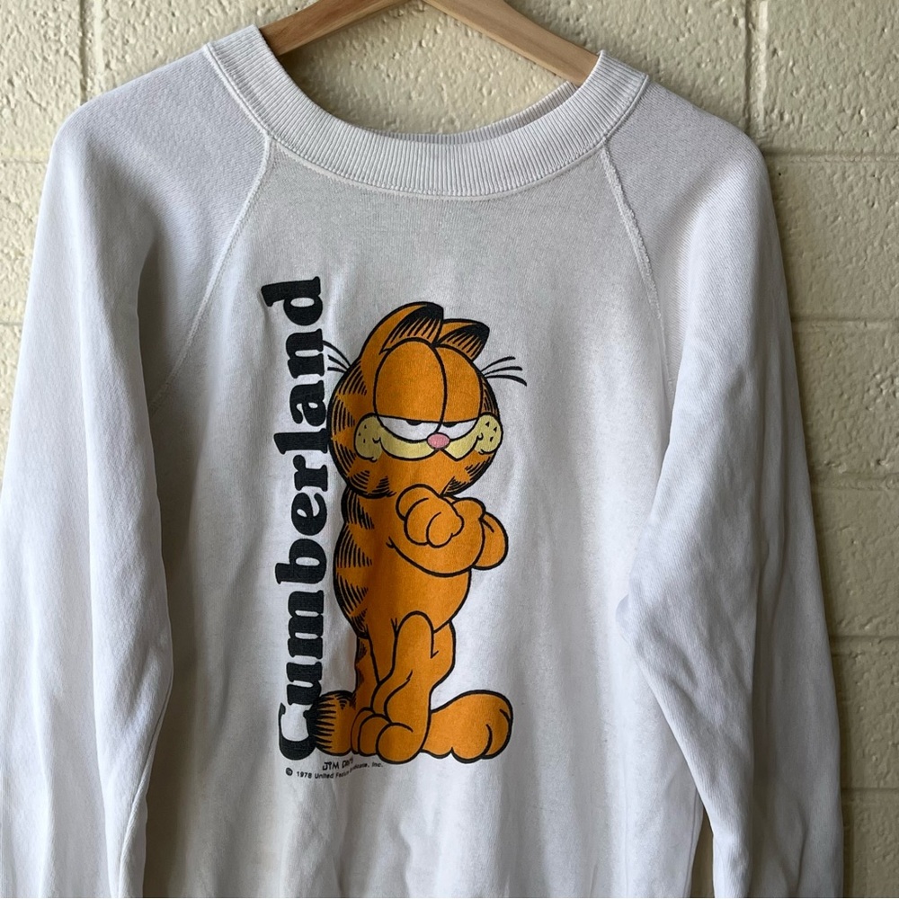 Vintage Garfield Sweatshirt Men’s Size Medium 1978 Ohio Garfield Cumberland